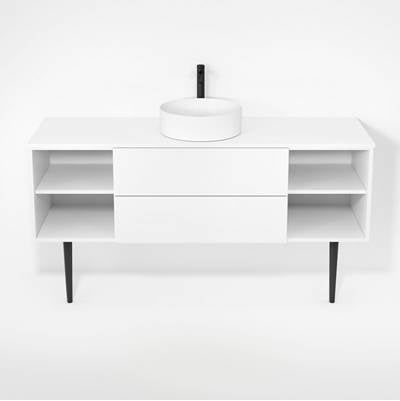 Rubi RHS1600KV01MBL - Haus Cabinet/Laminate Top/Cone Legs Set Mbl