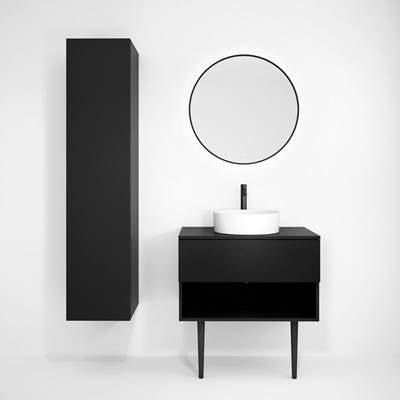 Rubi RHS380LMBK - Haus Reversible Linen Cabinet Mbk