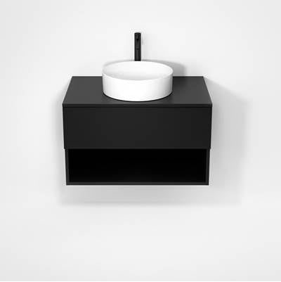 Rubi RHS800K01MBK - Haus Cabinet/Laminate Top/Without Legs Set Mbk