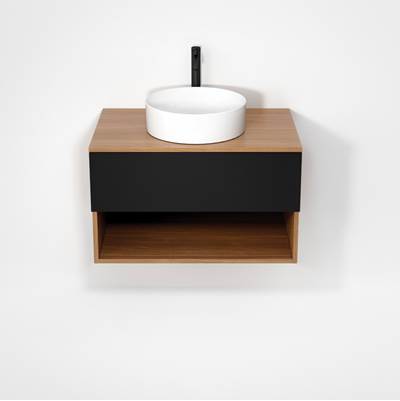 Rubi RHS800K01NO-MBK - Haus Cabinet/Laminate Top/Without Legs Set No+Mbk