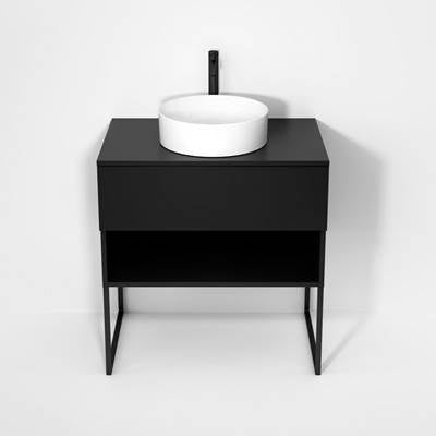 Rubi RHS800KU01MBK - Haus Cabinet/Laminate Top/U Legs Set Mbk