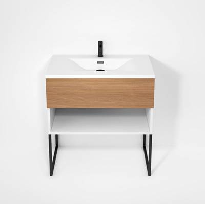 Rubi RHS800KU02MBL-NO - Haus Cabinet/Basin/U Legs Set Mbl+No
