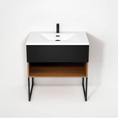 Rubi RHS800KU02NO-MBK - Haus Cabinet/Basin/U Legs Set No+Mbk
