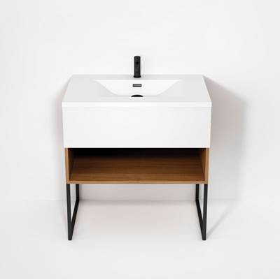 Rubi RHS800KU02NO-MBL - Haus Cabinet/Basin/U Legs Set No+Mbl