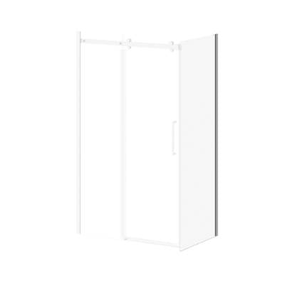 Rubi RLE3278MCP - Leman Return Panel 32'' X 78'' Polished Chrome