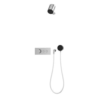 Rubi RON851WH - On 1/2'' Therm. Shower Set 2 Way Div. Xon69 Matte White