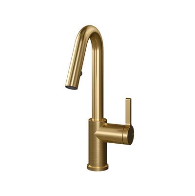 Rubi RLO91D2EJOR - Loft Kitchen Faucet Round Body ''J'' Spout 2 Jets ...