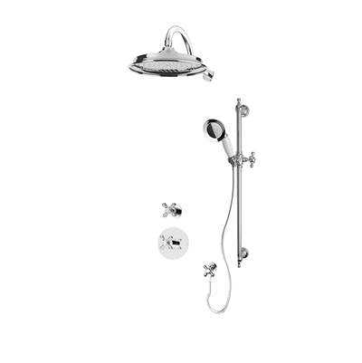 Rubi RJA911-1CC - Jade 3/4'' Therm. Shower Set Chrome