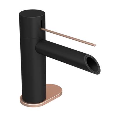 Rubi RKR11BKU - Kronos Sink Tap Mono Control Matte Black/Brush Copper