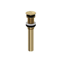 Rohl 5445AG - Lavatory Push Drain Without Overflow