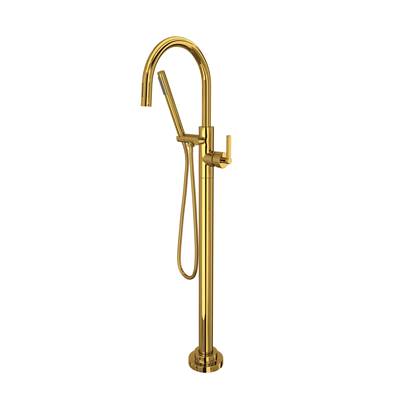 Rohl TLB06HF1LMULB - Lombardia® Single Hole Floor Mount Tub Filler Trim