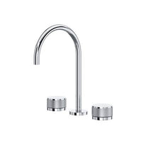 Rohl AM08D3IWAPC - Amahle™ Widespread Lavatory Faucet With C-Spout