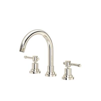 Rohl CP08D3ILPN - Campo™ Widespread Lavatory Faucet With C-Spout