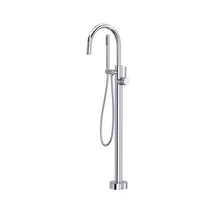 Rohl TTE06HF1LMAPC - Tenerife™ Single Hole Floor Mount Tub Filler Trim