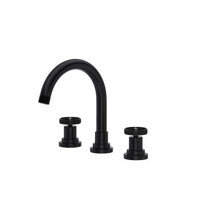 Rohl CP08D3IWMB - Campo™ Widespread Lavatory Faucet With C-Spout