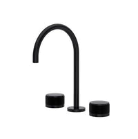Rohl AM08D3IWMB - Amahle™ Widespread Lavatory Faucet With C-Spout