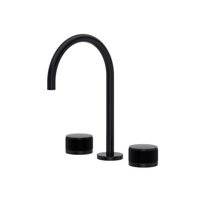 Rohl AM08D3IWMB - Amahle™ Widespread Lavatory Faucet With C-Spout