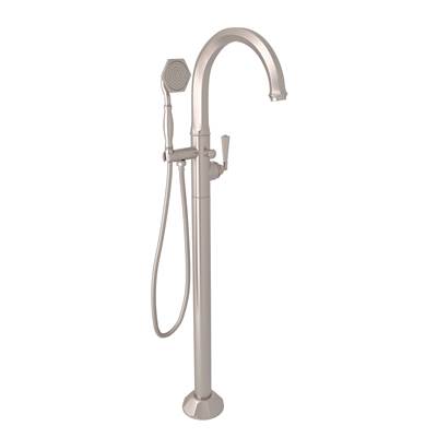 Rohl TPN06HF1LMSTN - Palladian® Single Hole Floor Mount Tub Filler Trim