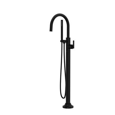 Rohl TAP05HF1LMMB - Apothecary™ Single Hole Floor Mount Tub Filler Trim