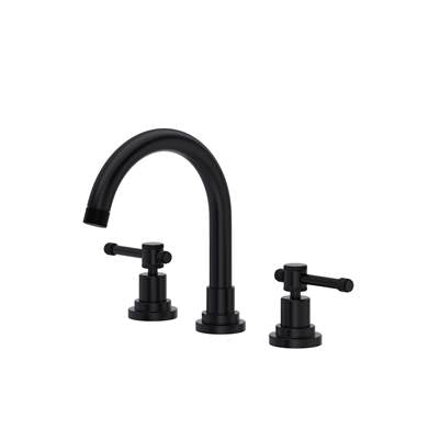 Rohl CP08D3ILMB - Campo™ Widespread Lavatory Faucet With C-Spout