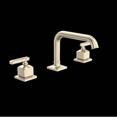 Rohl AP09D3LMSTN - Apothecary™ Widespread Lavatory Faucet With U-Spout