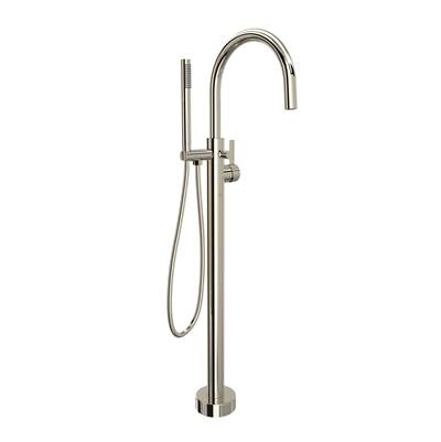 Rohl TTE06HF1LMPN - Tenerife™ Single Hole Floor Mount Tub Filler Trim