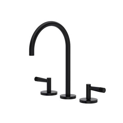 Rohl AM08D3LMMB - Amahle™ Widespread Lavatory Faucet With C-Spout