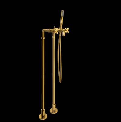 Rohl AKIT2202NXMULB - Lombardia® Floor Mount Tub Filler
