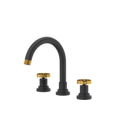 Rohl CP08D3IWMBU - Campo™ Widespread Lavatory Faucet With C-Spout