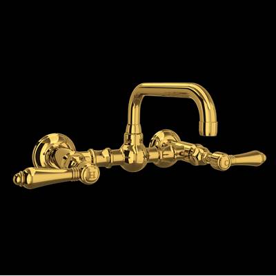 Rohl A1423LMULB-2 - Acqui® Wall Mount Bridge Lavatory Faucet With U-Spout