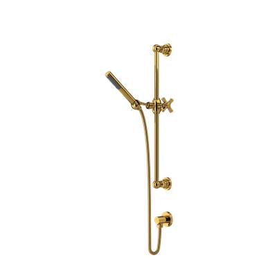 Rohl AKIT8073XMULB - Handshower Set With 21" Slide Bar and Single Function Handshower