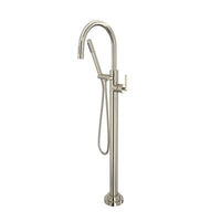 Rohl TLB06HF1LMPN - Lombardia® Single Hole Floor Mount Tub Filler Trim