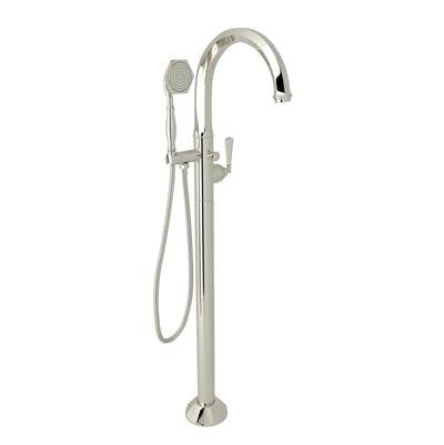 Rohl TPN06HF1LMPN - Palladian® Single Hole Floor Mount Tub Filler Trim