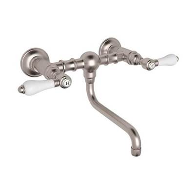 Rohl A1405/44LPSTN-2 - Acqui® Wall Mount Bridge Lavatory Faucet