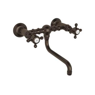 Rohl A1405/44XMTCB-2 - Acqui® Wall Mount Bridge Lavatory Faucet