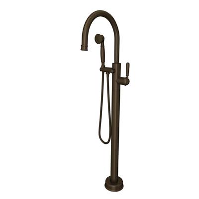 Rohl TTD06HF1LMTCB - Traditional Single Hole Floor Mount Tub Filler Trim