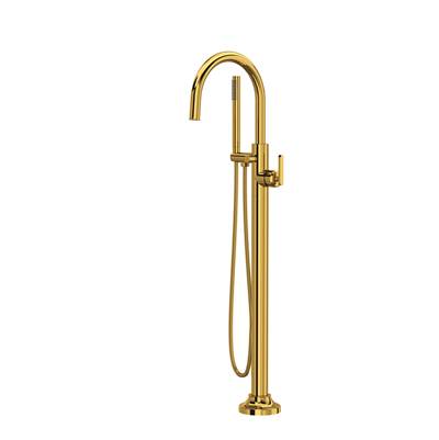 Rohl TAP05HF1LMULB - Apothecary™ Single Hole Floor Mount Tub Filler Trim