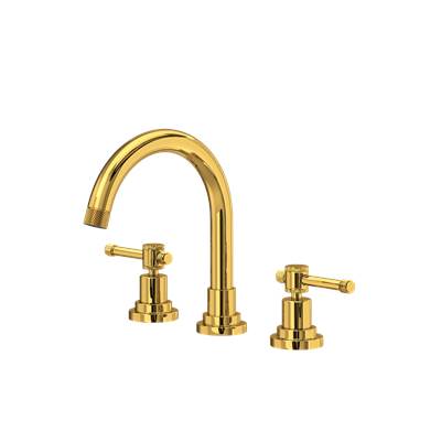 Rohl CP08D3ILULB - Campo™ Widespread Lavatory Faucet With C-Spout