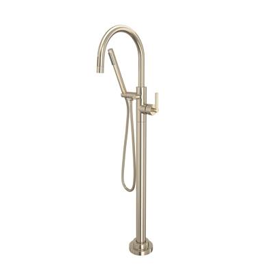 Rohl TLB06HF1LMSTN - Lombardia® Single Hole Floor Mount Tub Filler Trim