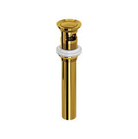 Rohl 0127DOFULB - Lavatory Push Drain With Overflow