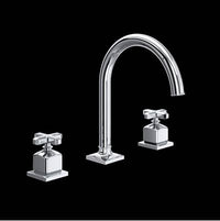 Rohl AP08D3XMAPC - Apothecary™ Widespread Lavatory Faucet With C-Spout