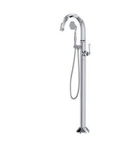 Rohl TPN06HF1LMAPC - Palladian® Single Hole Floor Mount Tub Filler Trim