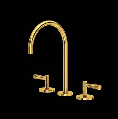 Rohl AM08D3LMULB - Amahle™ Widespread Lavatory Faucet With C-Spout