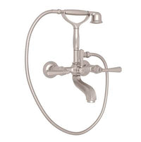 Rohl A1901LMSTN - Palladian® Exposed Wall Mount Tub Filler