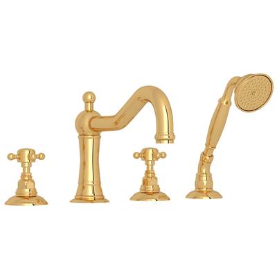Rohl A1404XMIB - Acqui® 4-Hole Deck Mount Tub Filler