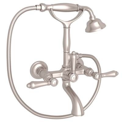 Rohl A1401LMSTN - Exposed Wall Mount Tub Filler