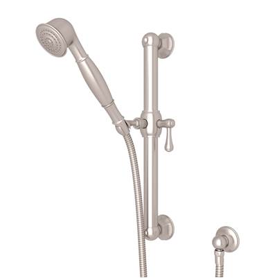Rohl 1282STN - Handshower Set With 24" Grab Bar and Single Function Handshower