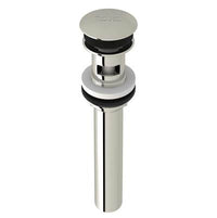 Rohl 5447PN - Lavatory Push Drain With Overflow