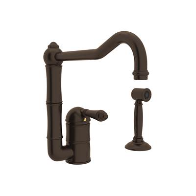 Rohl A3608LMWSTCB-2 - Acqui® Kitchen Faucet With Side Spray