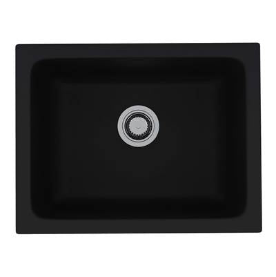 Rohl 6347-63 - Allia™ 24" Fireclay Single Bowl Undermount Kitchen Or Laundry Sink